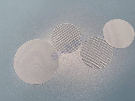 Infusion Disc Filter 180µM Nylon / PET Mesh White ABS Rim For IV Drip Chamber